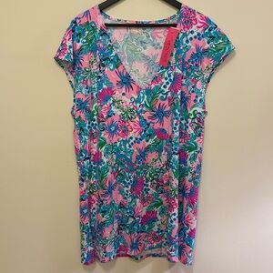 NWT Lilly Pulitzer Talli V-Neck Coverup XL